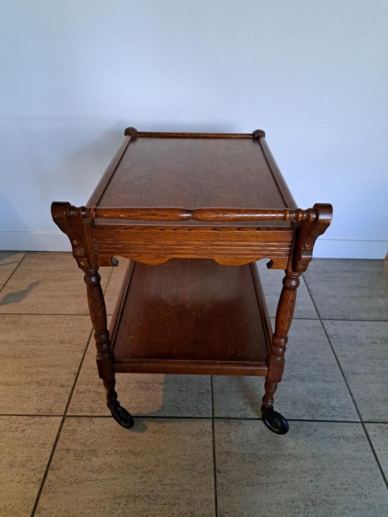 Houten dranken tafeltje/karretje, Antiek en Kunst, Ophalen