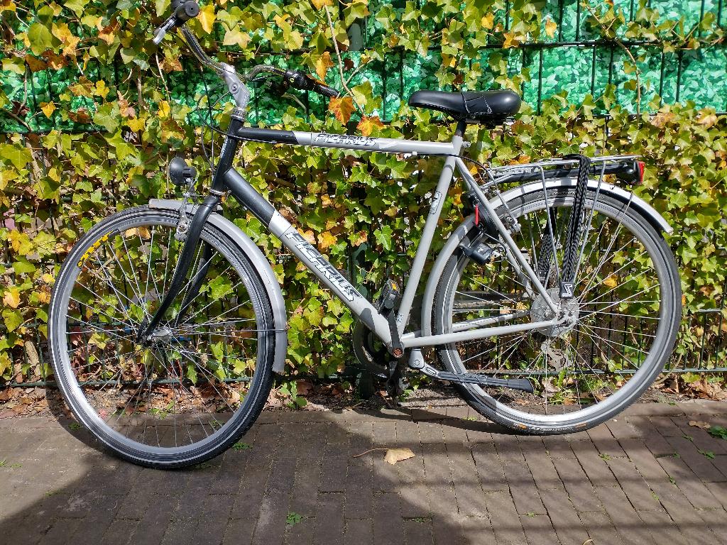 Herenfiets, Fietsen en Brommers, Fietsen | Heren | Herenfietsen, Gebruikt, Velgrem, Versnellingen, Ophalen