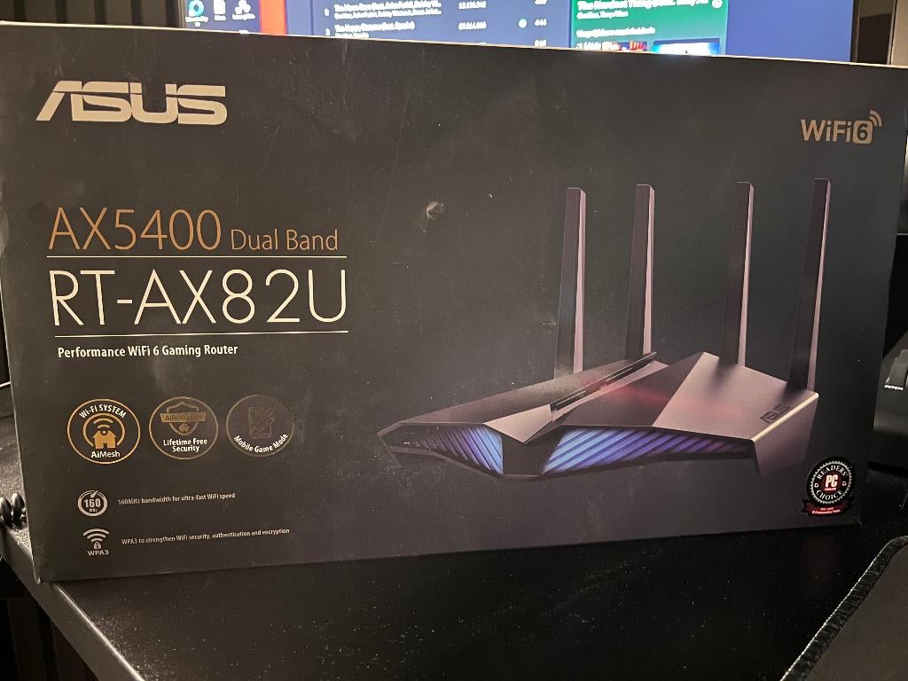 ASUS RT-AX82U, Computers en Software, Routers en Modems, Ophalen of Verzenden, Zo goed als nieuw, Router, Asus