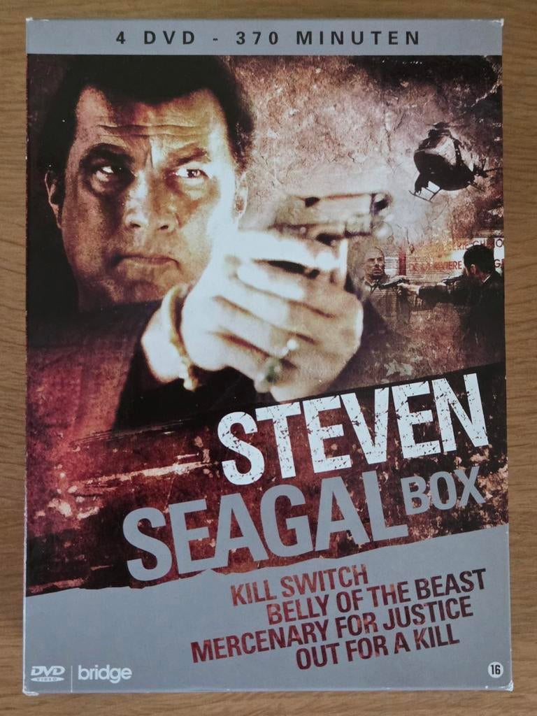 Steven Seagal  4 dvd box, Cd's en Dvd's, Vanaf 16 jaar, Ophalen of Verzenden, Gebruikt