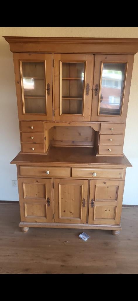 Leuke oude grenenhouten buffetkast, Huis en Inrichting, Ophalen of Verzenden