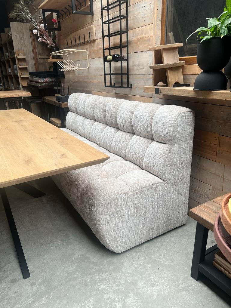 Eetbank Loa 200cm op voorraad, Overige kleuren, Nieuw, Ophalen of Verzenden, Vier