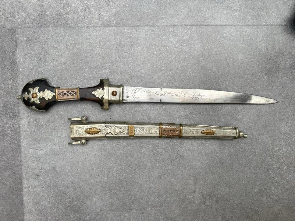 Grote decoratieve dolk met schede – oosters/Arabisch – 50 cm, Ophalen of Verzenden