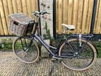 Mooie paarse damesfiets met mand, Ophalen, 53 tot 56 cm, Versnellingen, Batavus