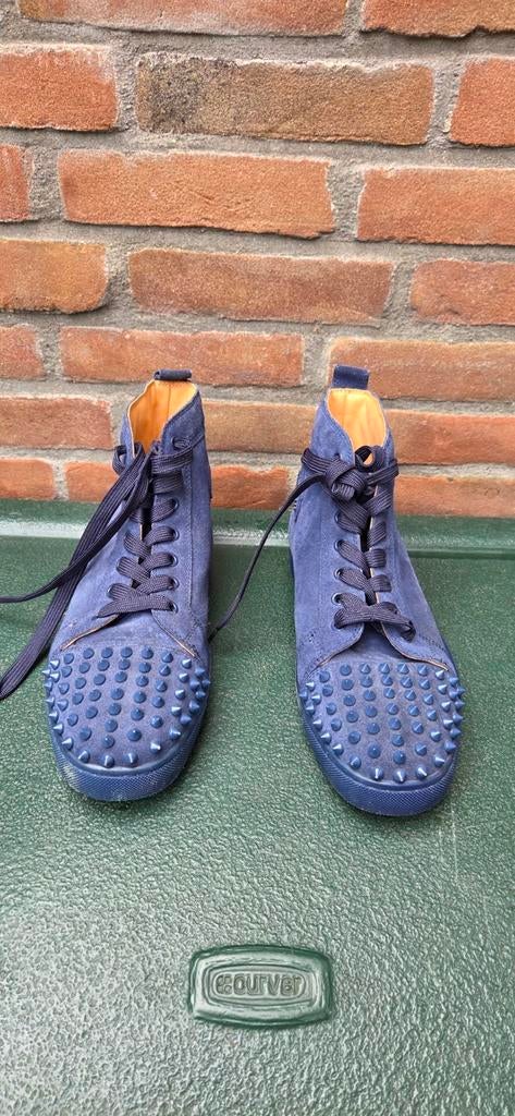 Christian Louboutin sneakers, Ophalen of Verzenden, Zo goed als nieuw, Blauw