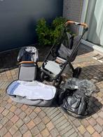 Dubatti One 2-in-1 kinderwagen met luchtbanden en toebehoren, Gebruikt, Verstelbare duwstang, Combiwagen, Ophalen