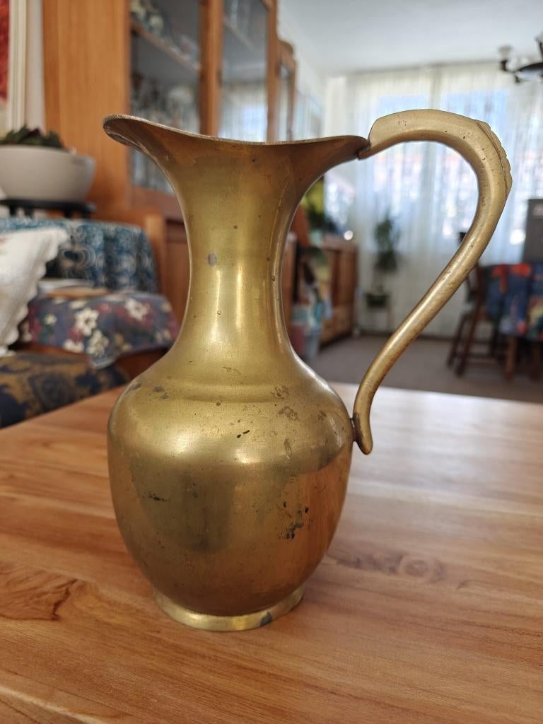 Een antieke messing kan, Antiek en Kunst, Antiek | Koper en Brons, Ophalen of Verzenden, Koper