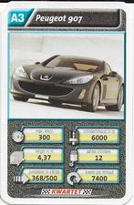 Kw4278 autokaartje a3 peugeot 907, Ophalen of Verzenden, Zo goed als nieuw, Auto's