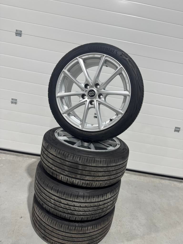 Enkei sc50 velgen 17 inch 5x112, Auto-onderdelen, Banden en Velgen, Ophalen, Banden en Velgen, 17 inch, 205 mm