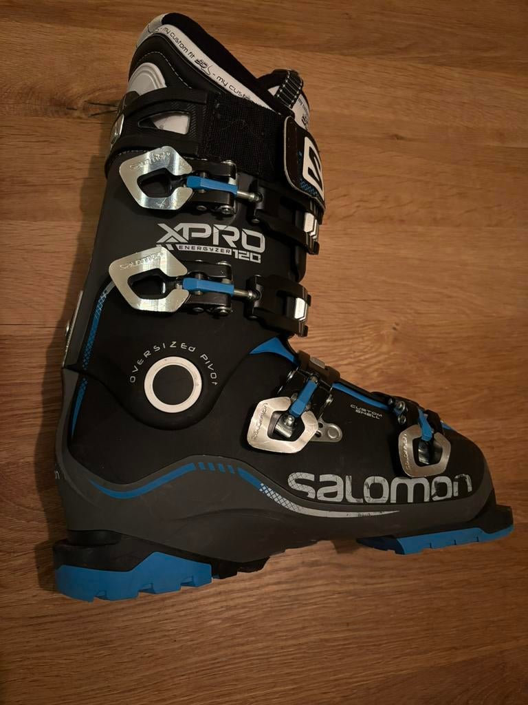 Skischoenen Salomo XPro 120 maat 26, Sport en Fitness, Skiën en Langlaufen, 160 tot 180 cm, Schoenen, Zo goed als nieuw, Skiën