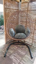 Nieuw comfortabele hangstoel met standaard  binnen/buiten, Tuin en Terras, Hangmatten, Ophalen of Verzenden, Zo goed als nieuw