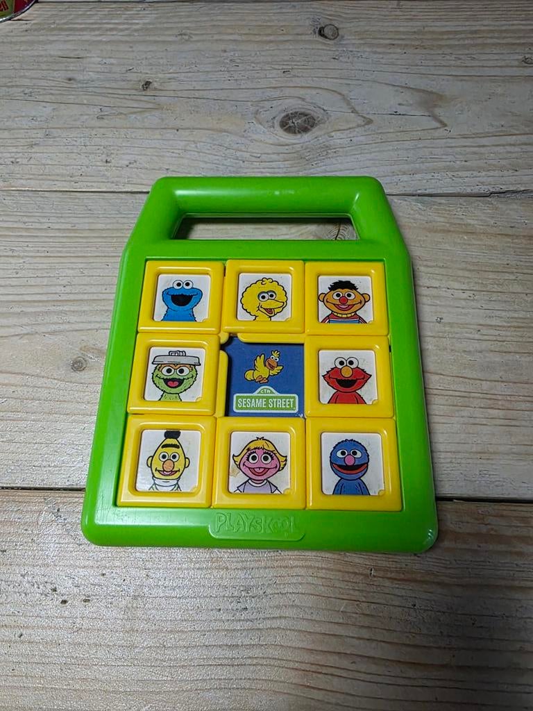Retro Sesame Street Slide Puzzle - Playskool 1993, Ophalen of Verzenden, Gebruikt