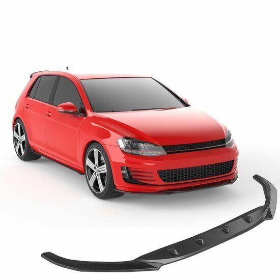 APEX Spoiler Splitter voor Volkswagen Golf GTI Mk7 glans Zwa