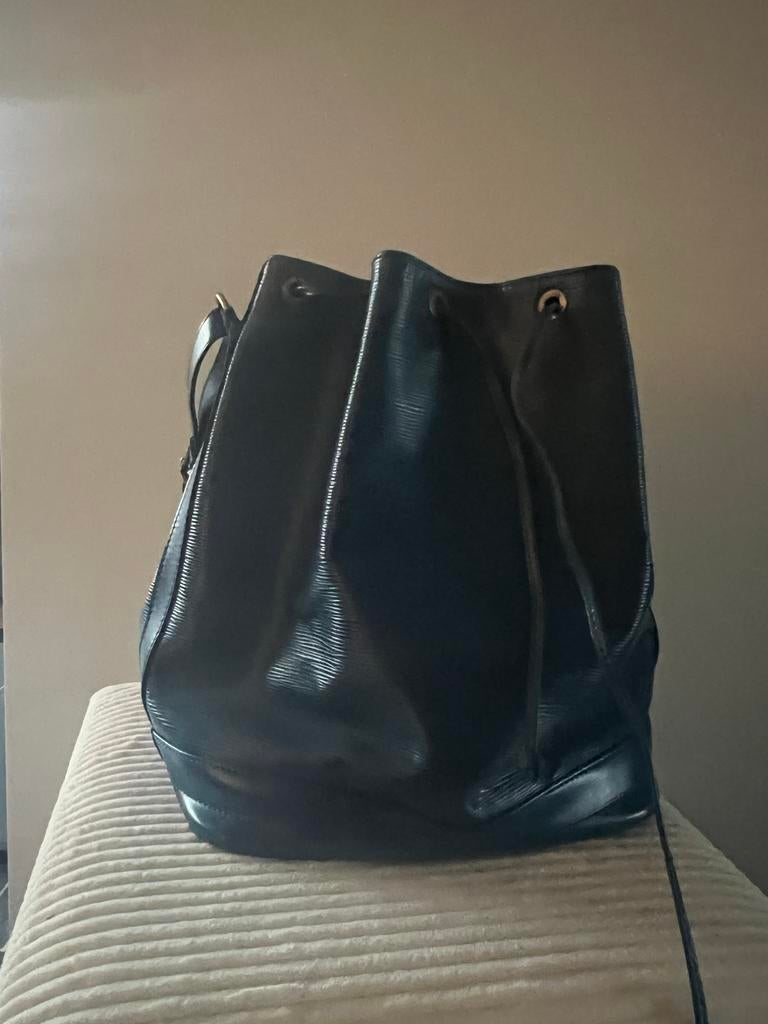 Louis Vuitton Noé tas, Ophalen of Verzenden, Gebruikt, Blauw, Schoudertasje