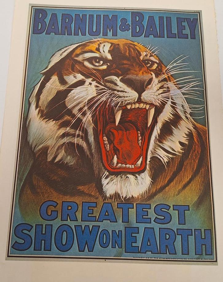 Supermooie circus poster, Verzamelen, Posters, Zo goed als nieuw, Ophalen of Verzenden
