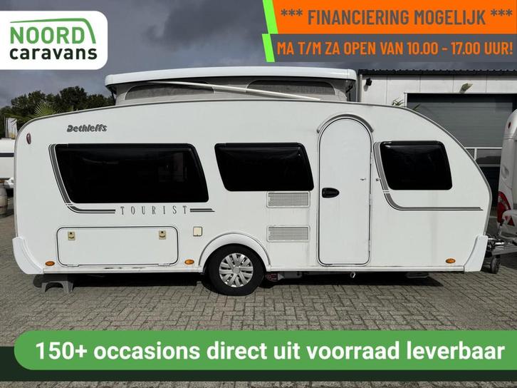 Dethleffs Tourist 460 MOVER + ENKELE BEDDEN + LEVEL SYSTEEM, Caravans en Kamperen, Caravans, Bedrijf, tot en met 4, 1000 - 1250 kg