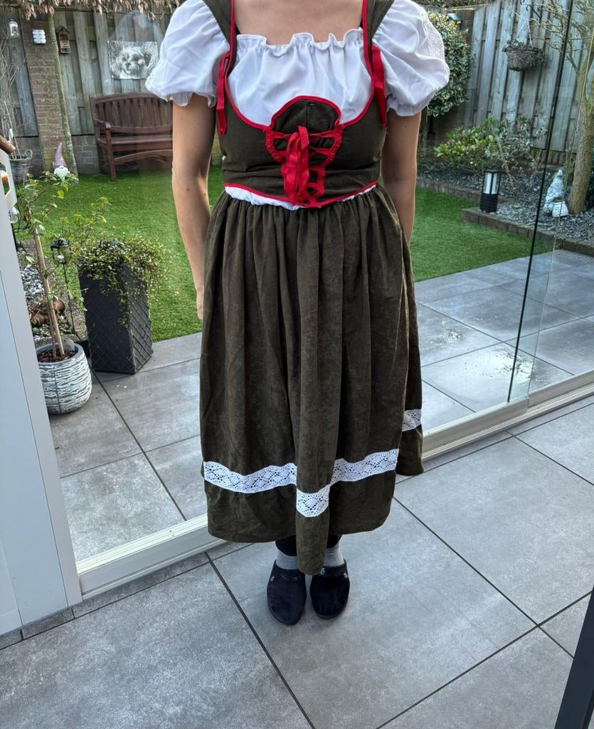 Tiroler Jurk Maat 38/M, Kleding | Dames, Maat 38/40 (M), Carnaval, Ophalen of Verzenden, Kleding