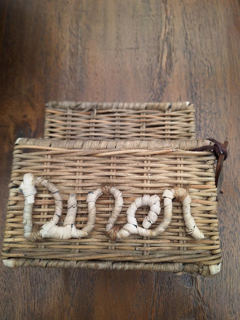 Rattan servet houder van Riviera Maison, Ophalen of Verzenden, Natuurlijk materiaal, Bruin, Riviera Maison