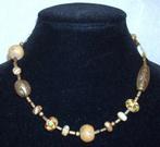 Ketting van picture jasper - landschapsjaspis, Want 18 Hoogvliet, Adorabeads, Nieuw, Verstelbaar