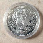 1 Oz Zilver munt Lunar Year of Dragon 2012 Somaliland, Ophalen of Verzenden, Zilver