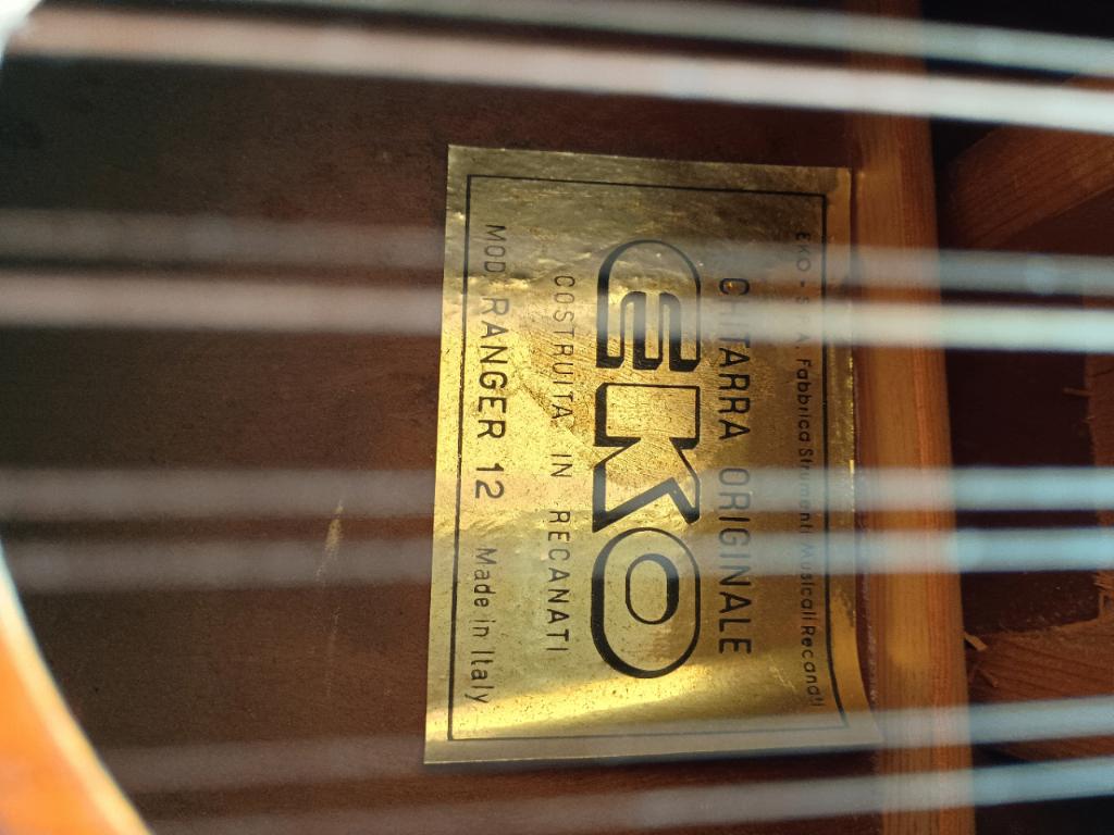 eko 12 snarige gitaar, Muziek en Instrumenten, Ophalen, Zo goed als nieuw, Western- of Steelstringgitaar