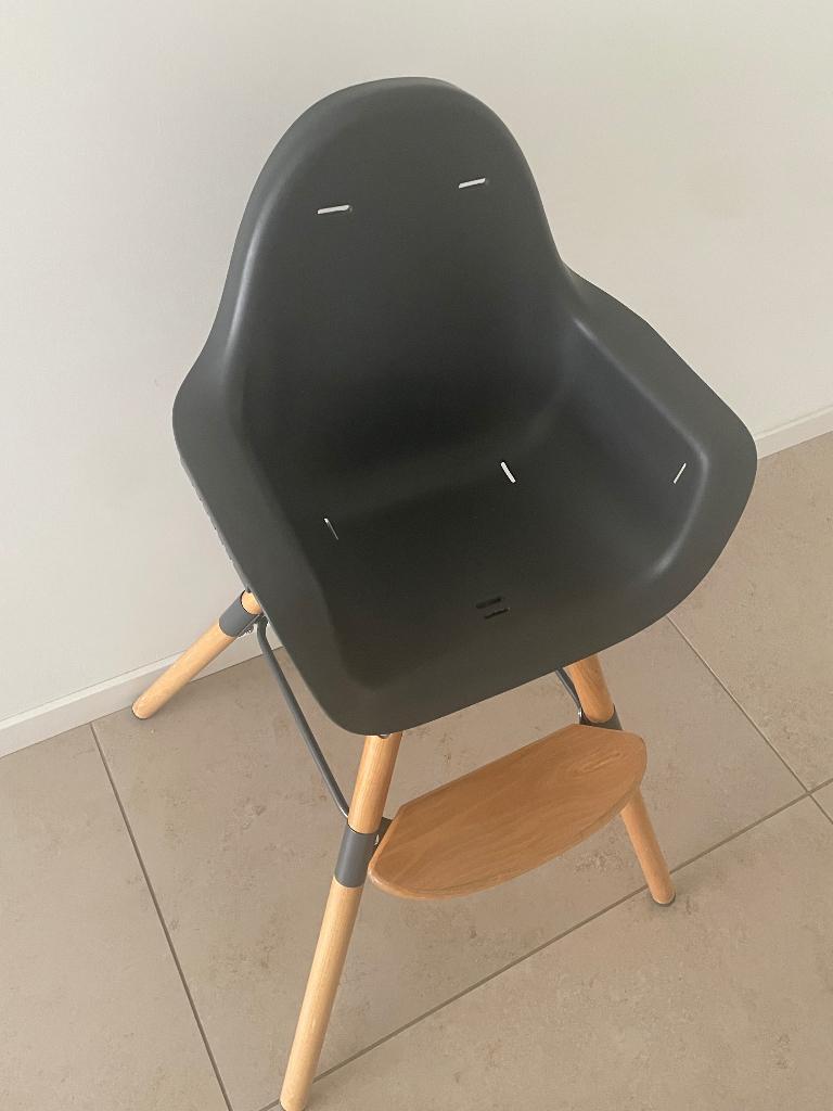 Eetstoel Childhome Evolu 2 incl babyzitje, Ophalen, Gebruikt, Meegroeistoel, Gordel(s)