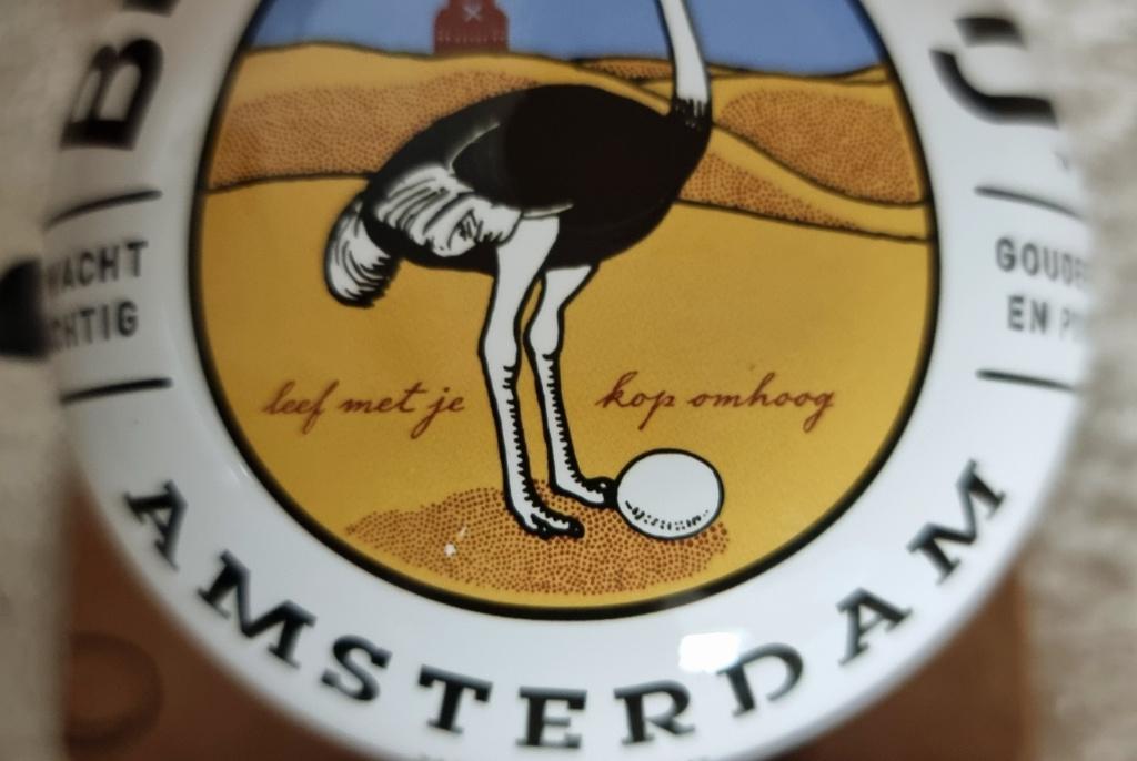Fietsbel Brouwerij 't IJ Amsterdam - zeer groot & luid NIEUW, Ophalen of Verzenden, Nieuw, Overige typen, Overige merken