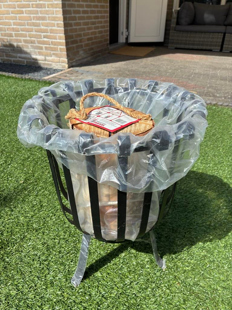 Zweedse fakkel met vuurkorf - Nieuw, Tuin en Terras, Ophalen, Nieuw