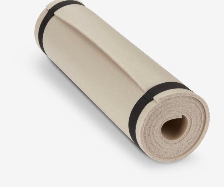 Yoga mat / pilatus mat - groen/grijs, Ophalen of Verzenden, Zo goed als nieuw, Yogamat