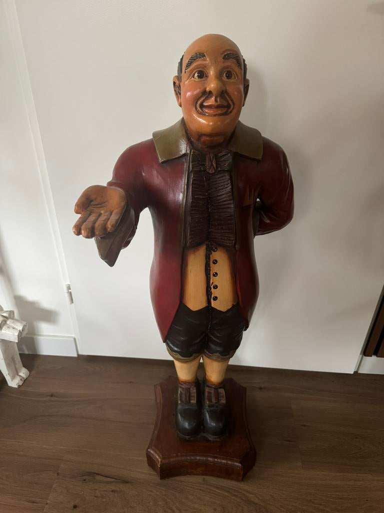 Oude butler van hout, Antiek en Kunst, Ophalen