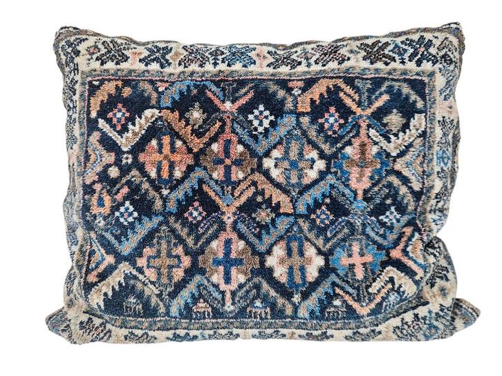 Handgeknoopt Perzisch wol Beloutch kussen Nomad 65x85cm, Huis en Inrichting, Woonaccessoires | Kussens, Zo goed als nieuw, Overige kleuren