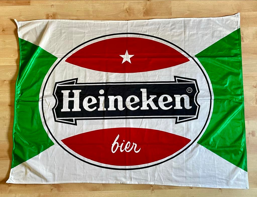 Originele Heineken Vlag, Diversen, Vlaggen en Wimpels, Ophalen of Verzenden