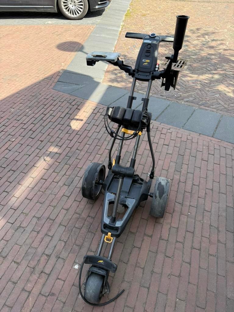 Powakaddy C2i electrische golfkar met opberghoes, Ophalen, Gebruikt, Golfkar