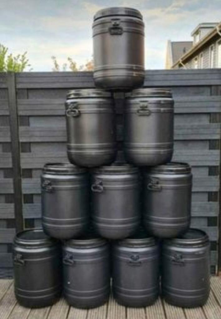 Voerton, Tuin en Terras, Regentonnen, Minder dan 75 liter, Ophalen