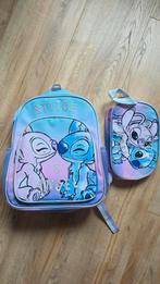 Stitch Rugzak + Lunchtas - Zo goed als nieuw, Kinderen en Baby's, Kindermode-accessoires, Ophalen, Zo goed als nieuw, Disney