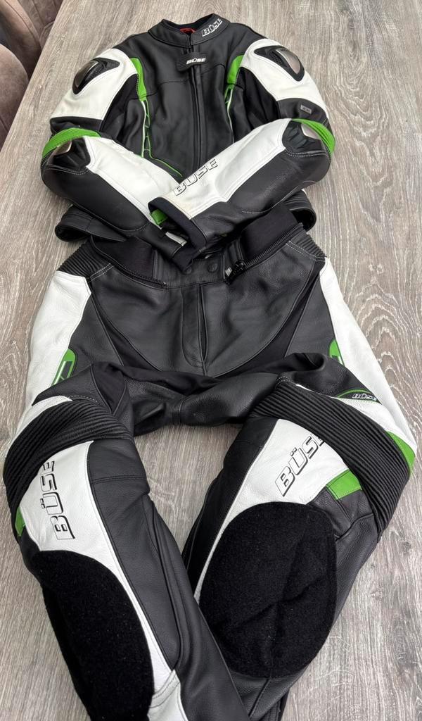 Büse leren motorpak - maat 38 - topstaat!, Motoren, Kleding | Motorkleding, Combipak, Tweedehands, Ophalen of Verzenden