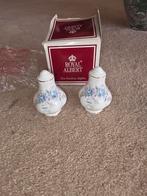 Royal albert blue blossom peper en zout stel, Antiek en Kunst, Antiek | Servies los, Ophalen of Verzenden