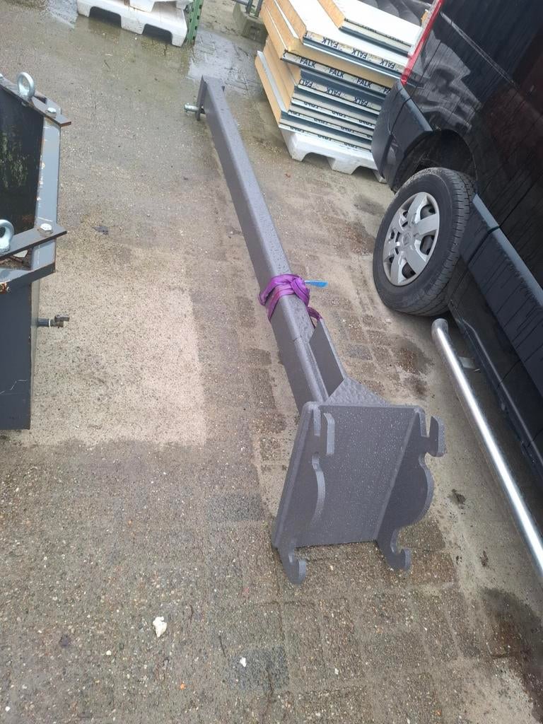 Hijsjip cw10 met hijs bak, Ophalen, Graafmachine