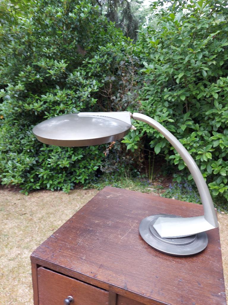 Grijze Fase (Madrid) tafellamp, model Boomerang 2000, Ophalen, Gebruikt, 50 tot 75 cm, Vintage