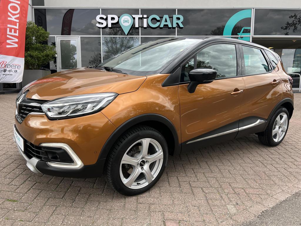 Renault Captur 1.2 TCe 120 pk Intens M6 Leder, zomer en wint, Auto's, Renault, Gebruikt, 4 cilinders, Leder, Bedrijf