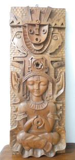 houten wand sculptuur [1490], Antiek en Kunst, Ophalen
