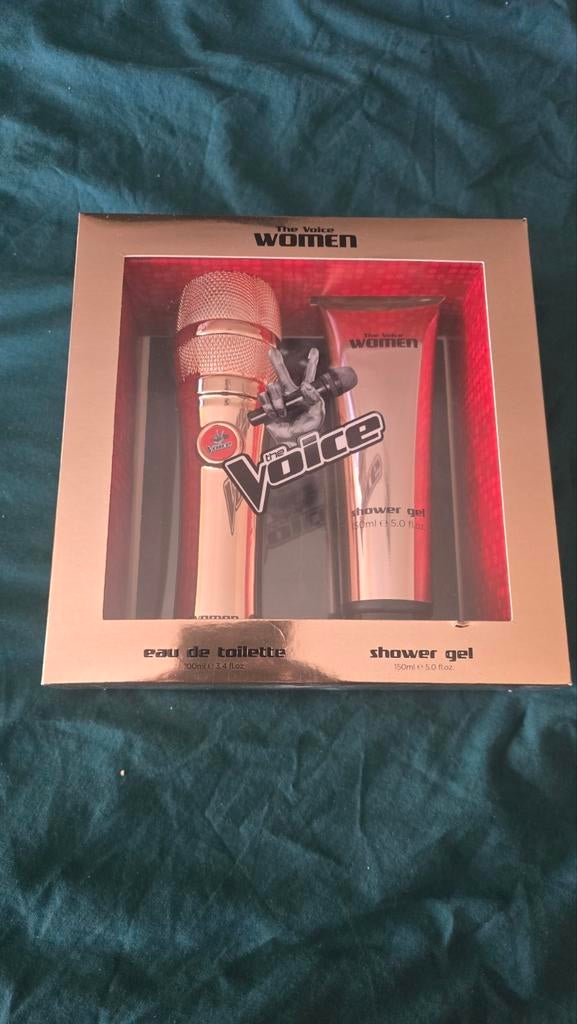 The Voice Women Eau de Toilette & Showergel Set, Sieraden, Tassen en Uiterlijk, Uiterlijk | Parfum, Ophalen of Verzenden, Nieuw