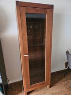Kast met glazen deur en platen, incl. licht, Ophalen, 50 tot 100 cm, Zo goed als nieuw, 150 tot 200 cm