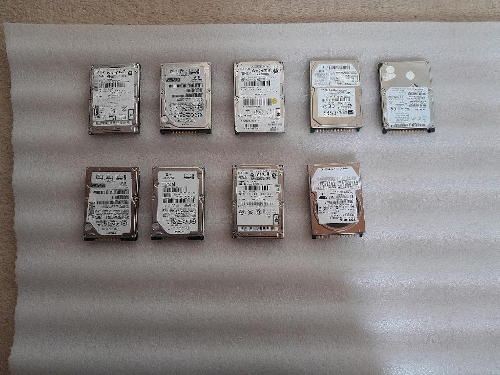 Opruiming diverse merken IDE  Harddisks 2½ inch (getest), Intern, Gebruikt, HDD, Ophalen of Verzenden