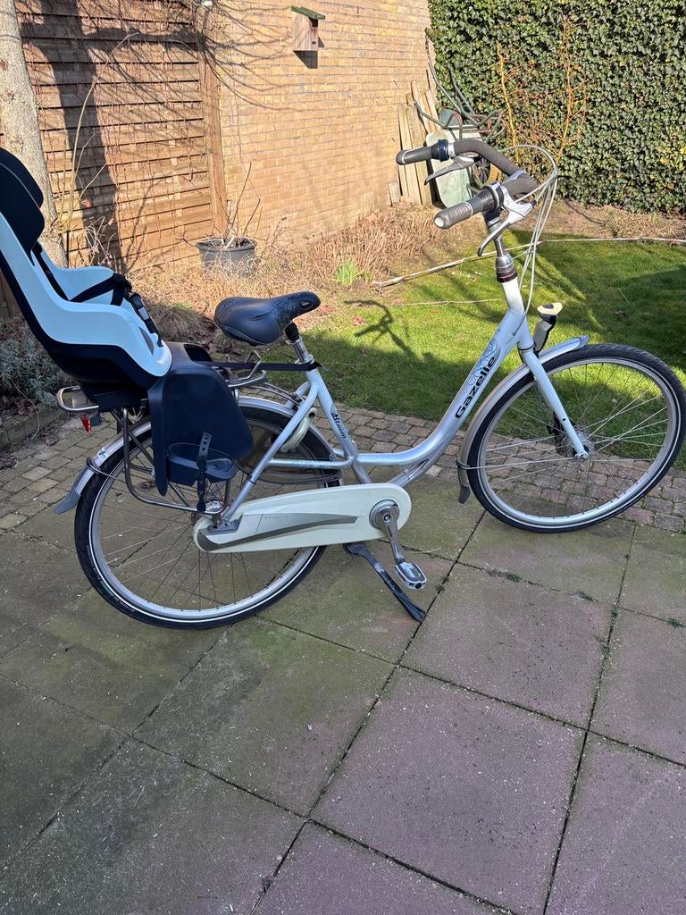 Gazelle Bloom moederfiets met achterzitje, Ophalen of Verzenden, Versnellingen, Gazelle, 1 zitje