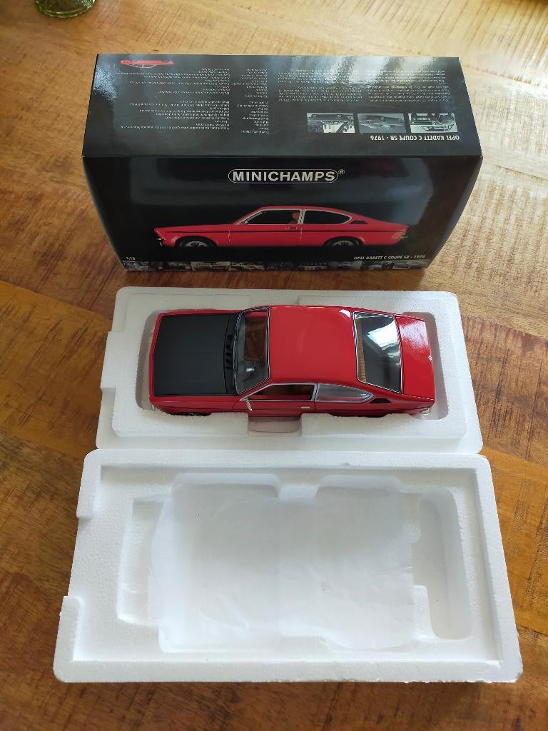 Opel Kadett C coupe SR, Minichamps 1:18, Ophalen of Verzenden, Zo goed als nieuw, Auto, MiniChamps