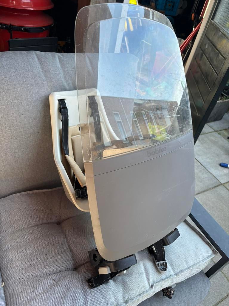Bobike fietsstoeltje + windscherm, Motoren, Onderdelen | Harley-Davidson, Ophalen, Gebruikt
