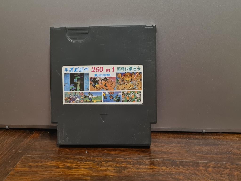 260 in 1 NES NTSC, Avontuur en Actie, 1 speler, Ophalen of Verzenden, Zo goed als nieuw