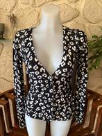 Zwart-wit vest  van  Guess   mt  S, Ophalen of Verzenden, Zo goed als nieuw, Maat 38/40 (M), Zwart