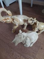 3 robuuste olifanten, Ophalen, Zo goed als nieuw, Wild dier, Beeldje of Figuurtje